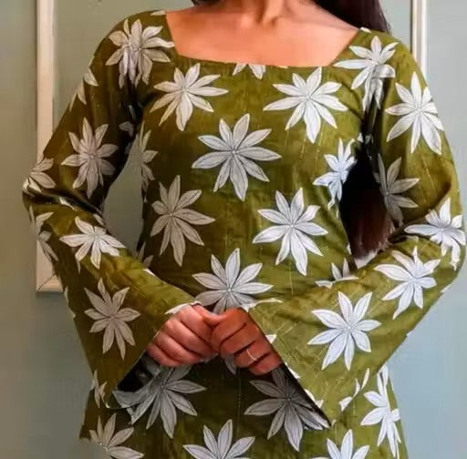 green divines top for Girls