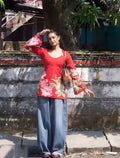 New laila trendy tie-up kurti